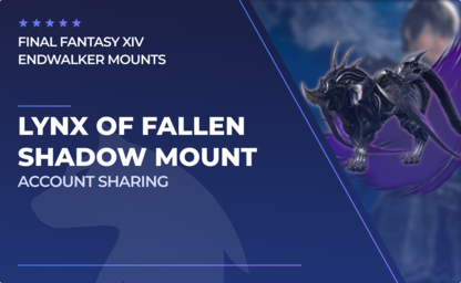Lynx of Fallen Shadow Mount in Final Fantasy XIV